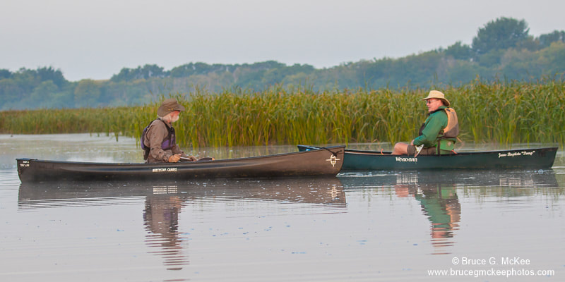 Photo of Paddling friends Jim Connors and Dale Mills